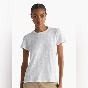 ATM Anthony Thomas Melillo White Slub Jersey Schoolboy Tee NWT Large